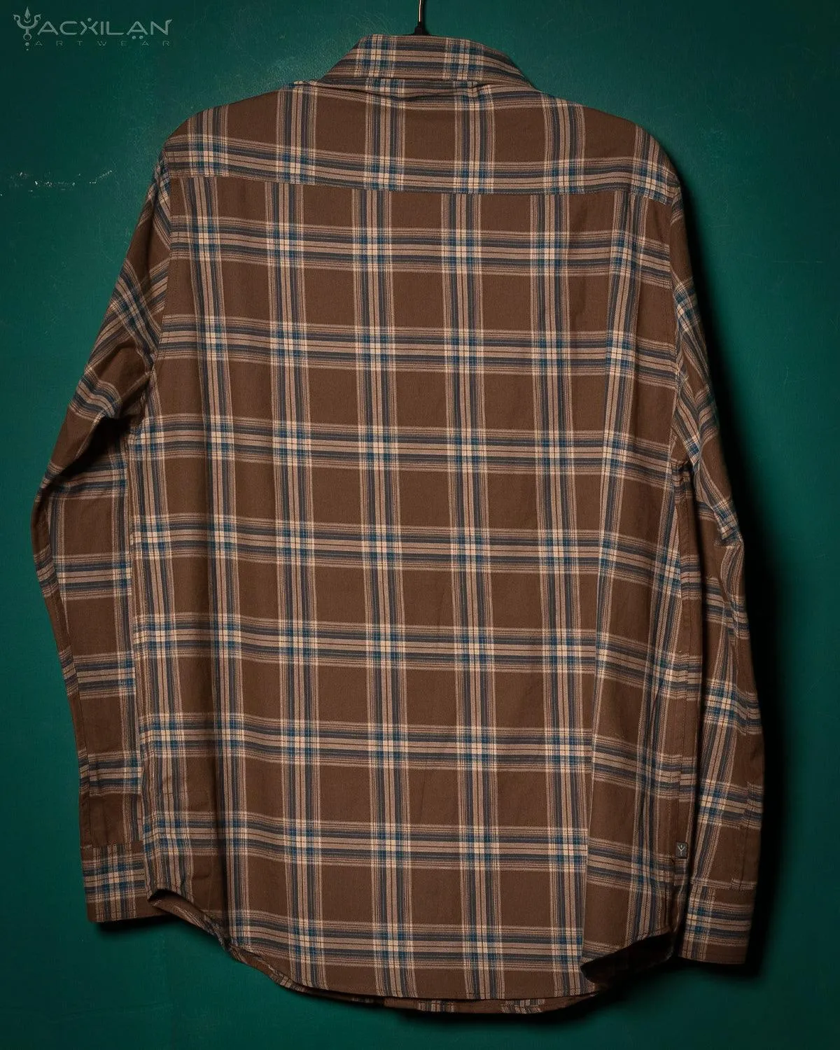 Shirt Men Long Sleeves / Cotton Lumberjack Tartan - CARAMEL DUST