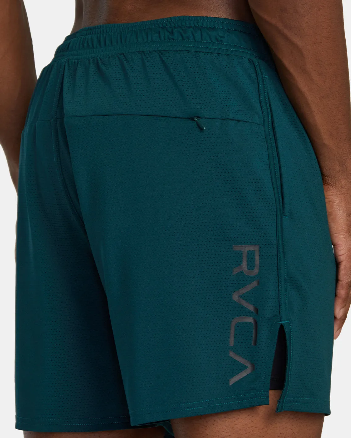 Sport Vent 16" Training Shorts - Deep Sea
