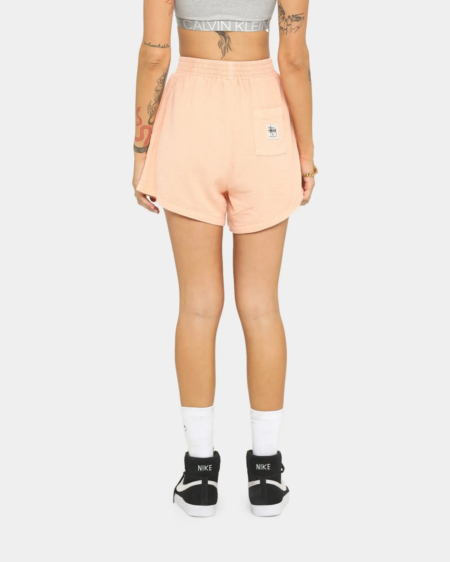 Stussy Women's Vermont HW Shorts Peach