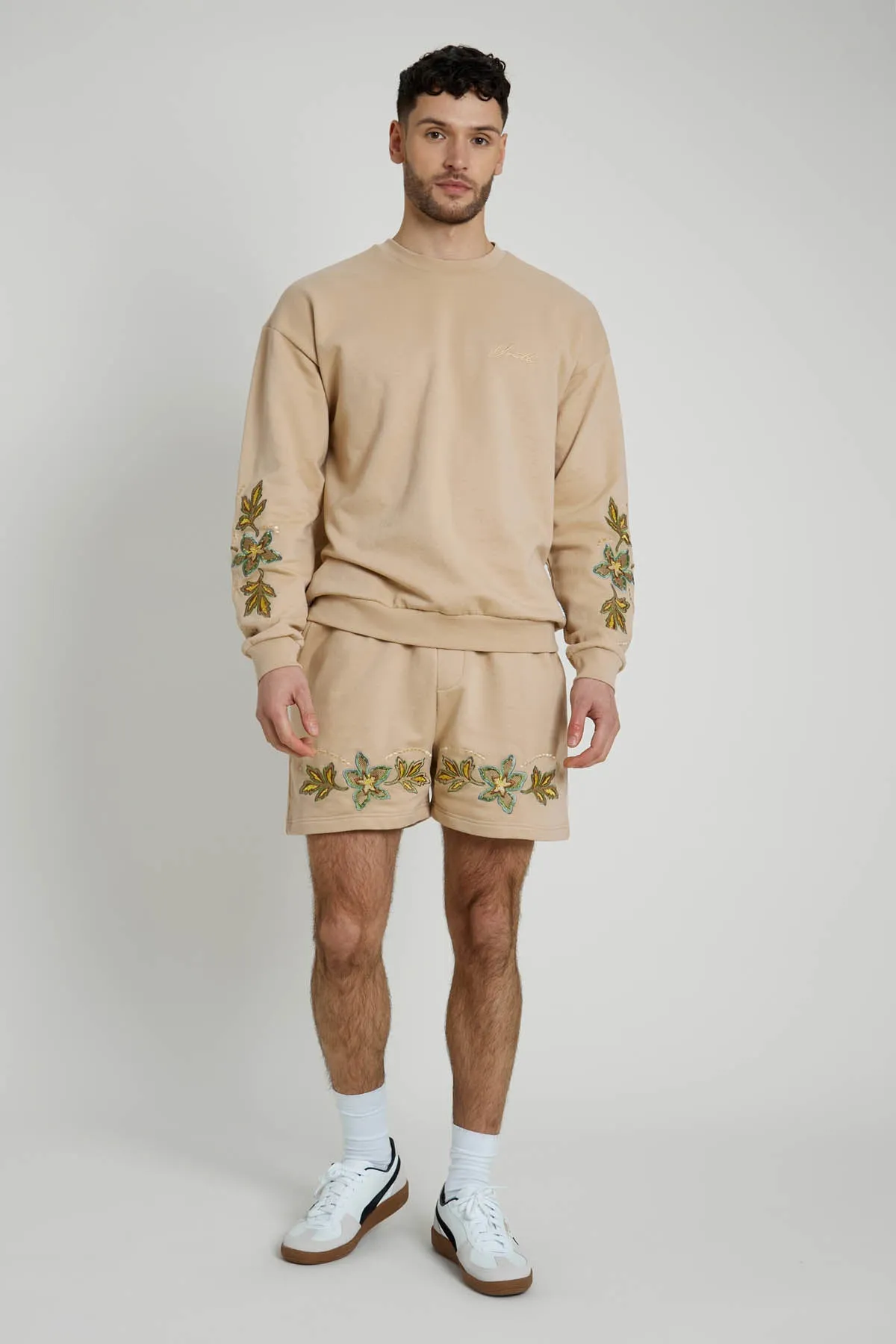 TINEZ EMBROIDERED SHORT