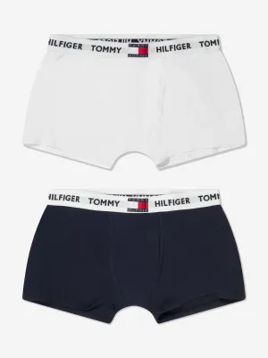 Tommy Hilfiger Boys Boxer Shorts Set (2 Pack) in White