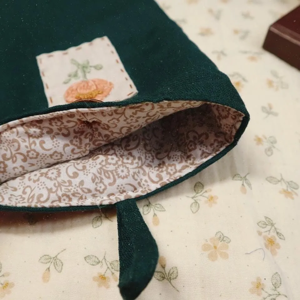 Unique Flower Embroidered Book Cover