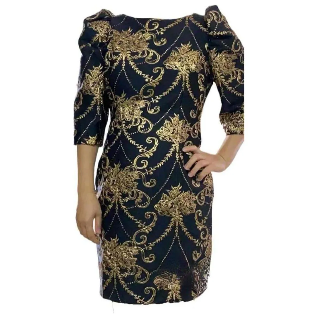 Vintage 3 Quater Sleeve Dress