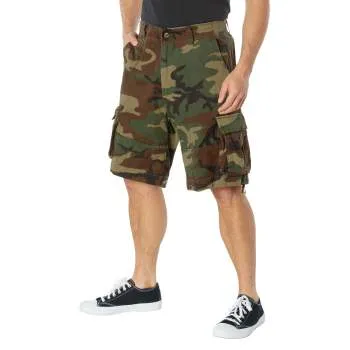 Vintage Infantry Utility Cargo Shorts