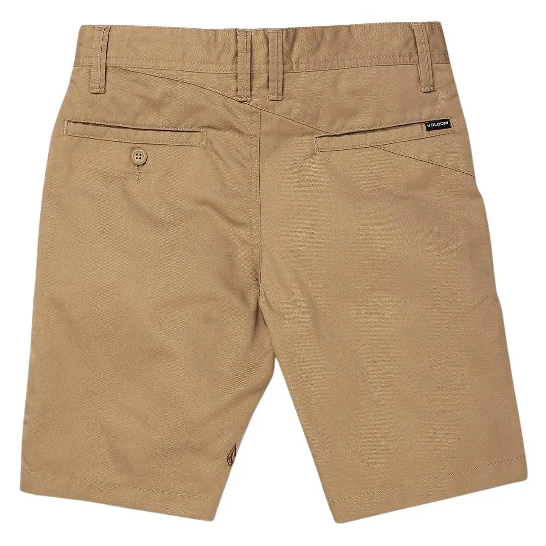 Volcom Boys Frickin Chino Kids Shorts - Khaki