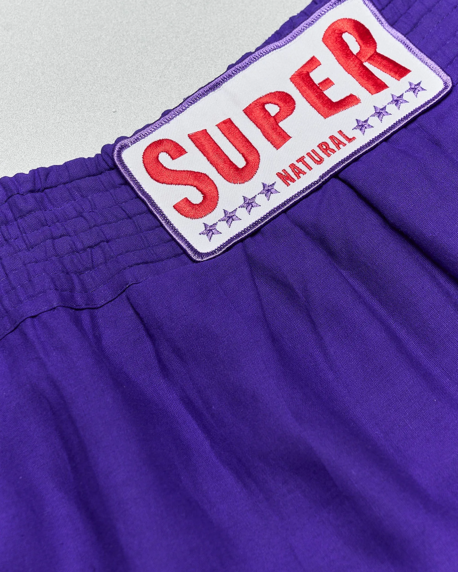 Walter Van Beirendonck 2005 Super natural embroidered boxing skort