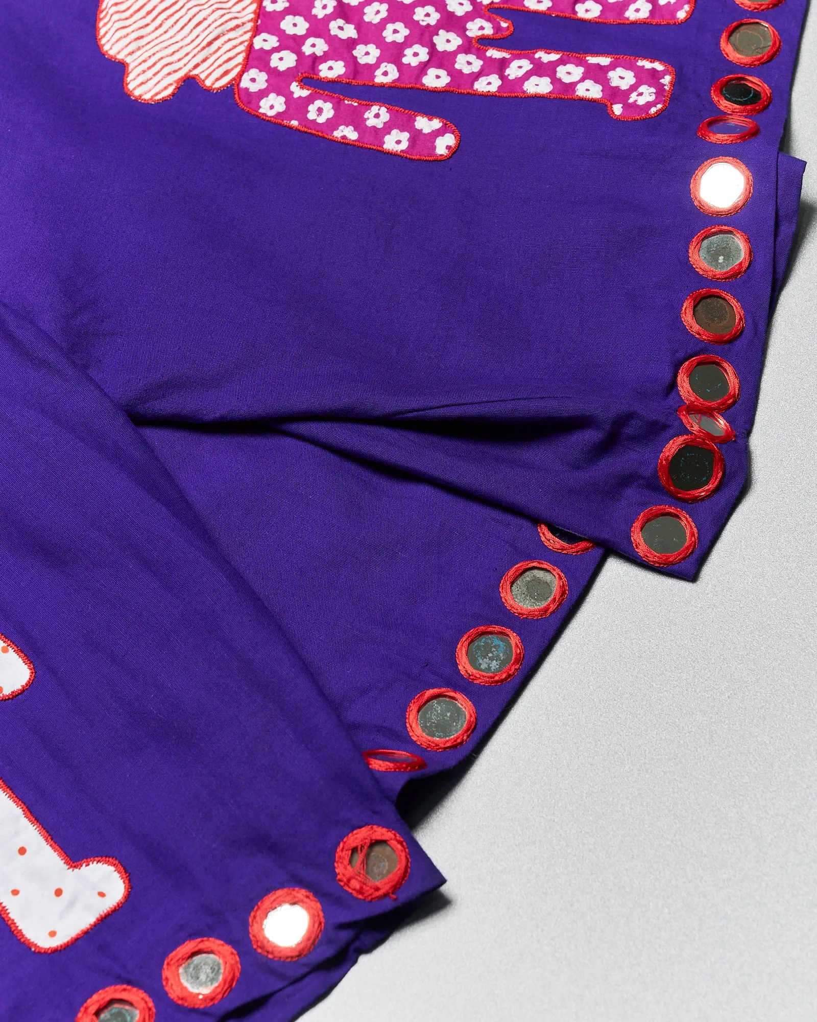 Walter Van Beirendonck 2005 Super natural embroidered boxing skort