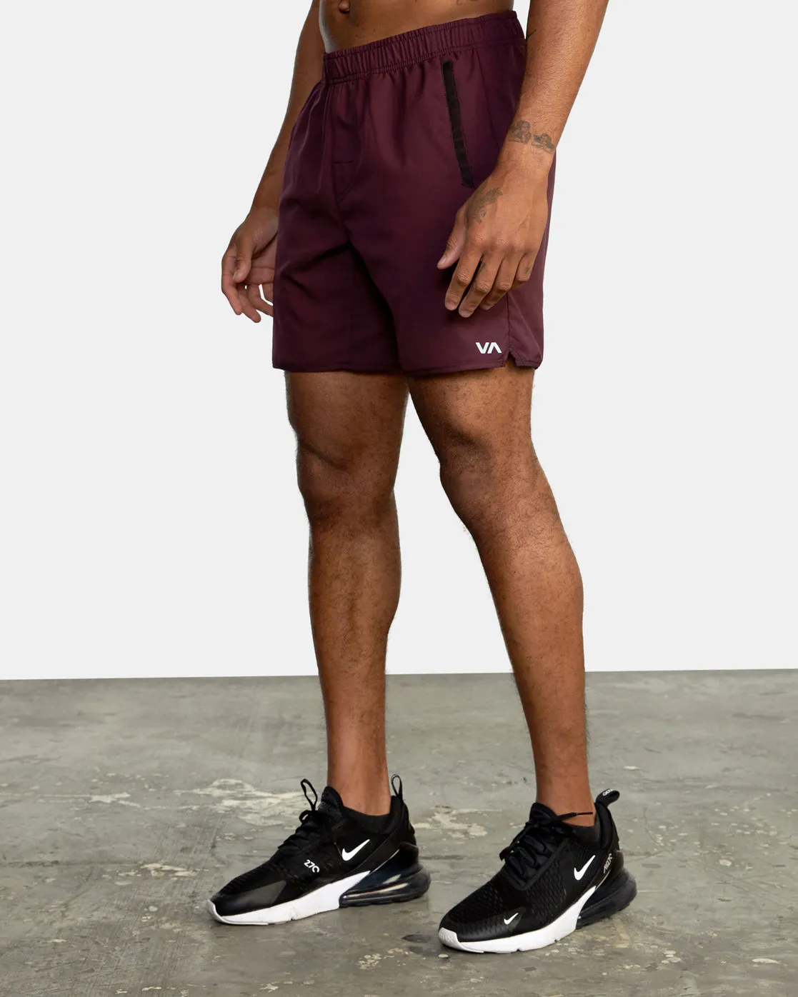 Yogger IV  Athletic Shorts 17" - Plum
